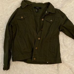 Green jacket from forever 21